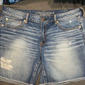 American Eagle Denim Shorts - Distressed